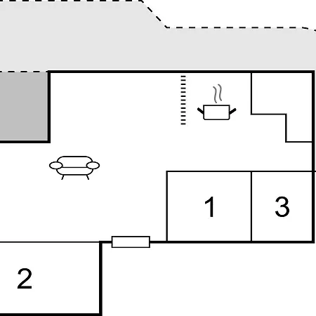Three-bedroom Holiday In Farso Semesterbostad Hvalpsund